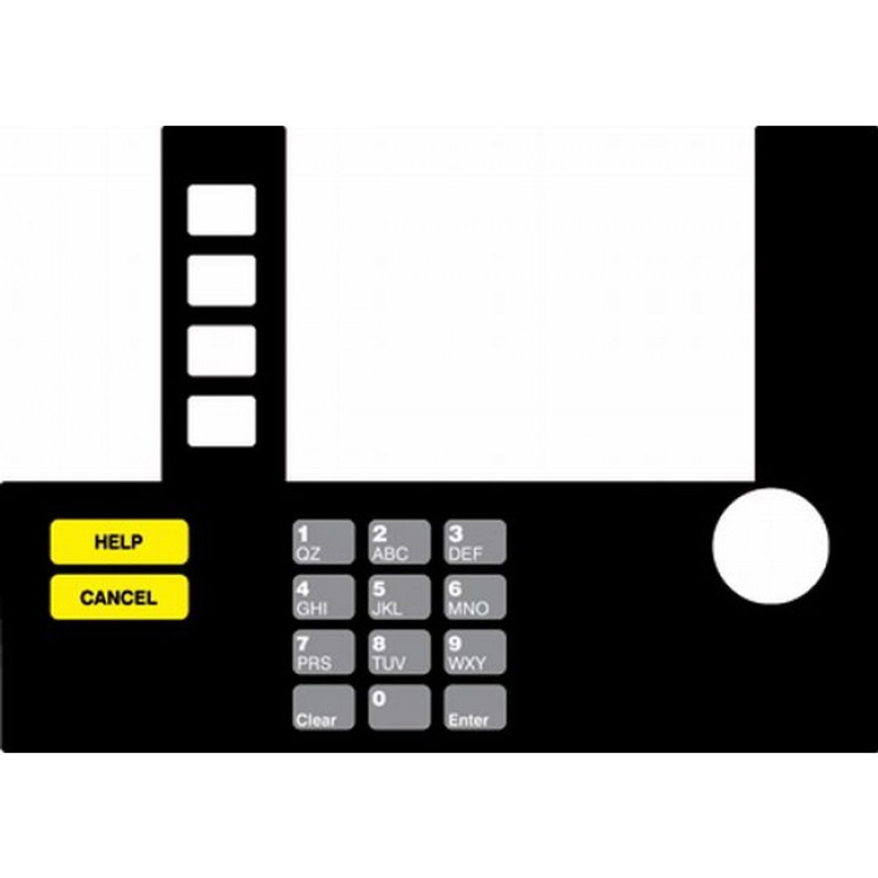 T50038-102 - Infoscreen Keypad Overlay Unocal