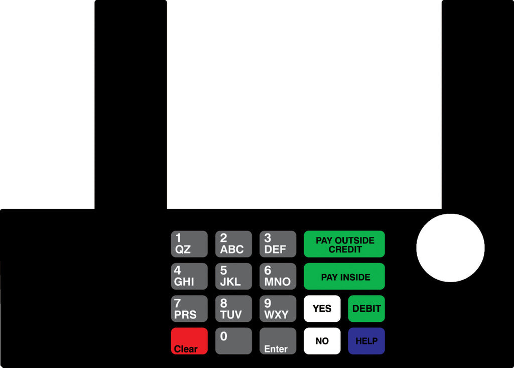 T50038-1035 - Infoscreen Keypad Overlay Citgo