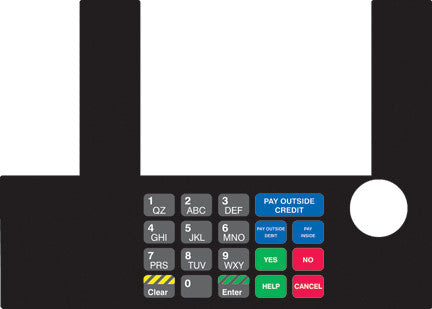 T50038-1046 - Infoscreen Keypad Overlay Circle K