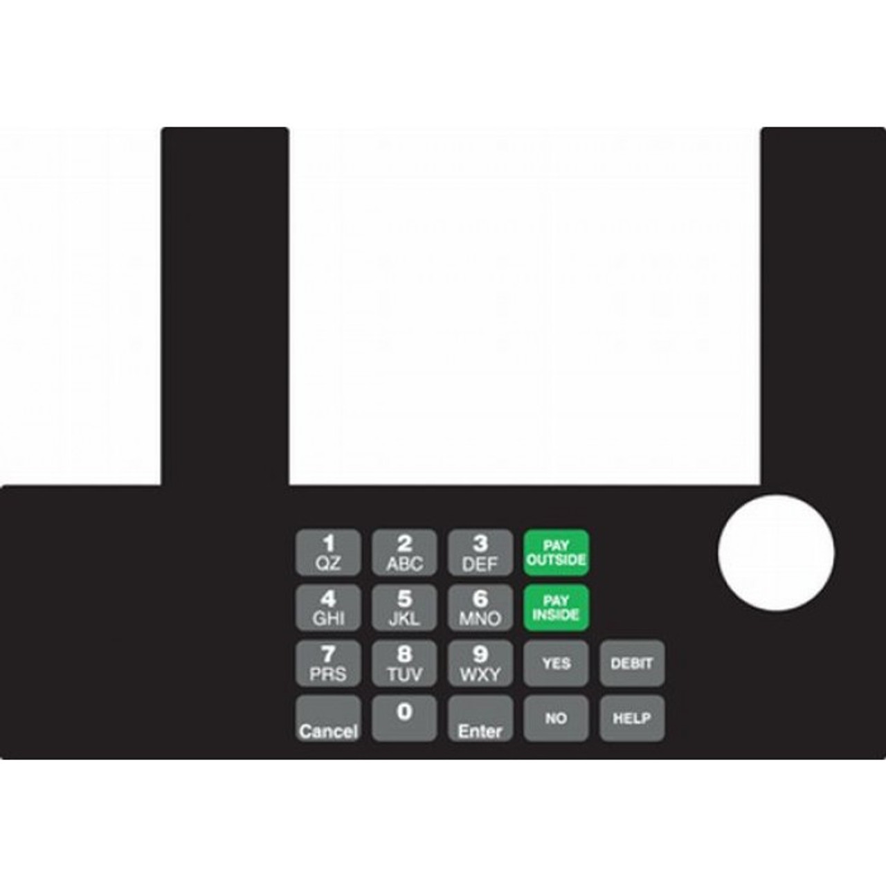 T50038-1048 - Infoscreen Keypad Overlay Marathon