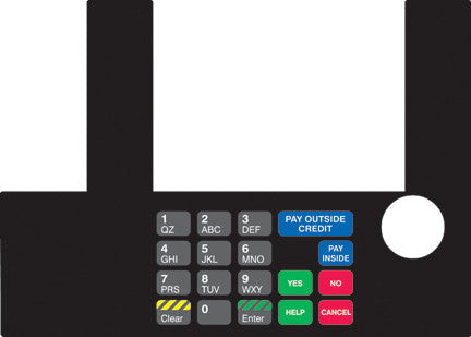 T50038-1069 - Infoscreen Keypad Overlay Circle K