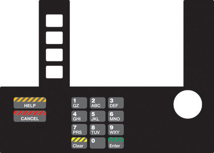 T50038-106 - Infoscreen Keypad Overlay
