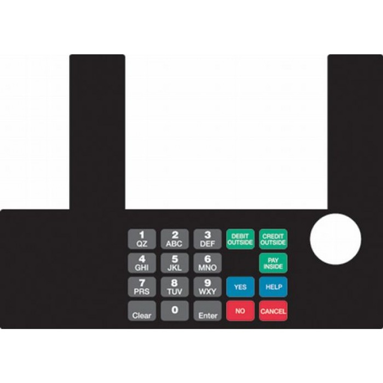 T50038-1091 - Infoscreen Keypad Overlay 7-11