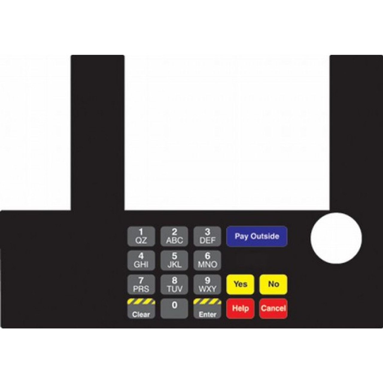T50038-1096J - Infoscreen Keypad Overlay