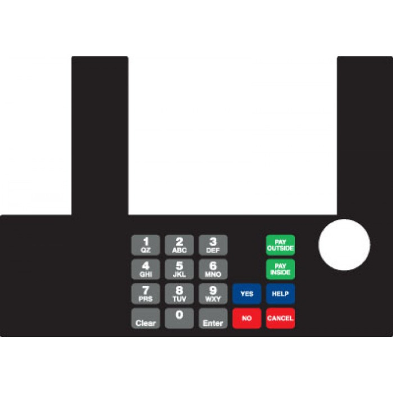 T50038-1106 - Infoscreen Keypad Overlay