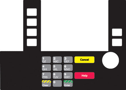 T50038-1108 - Infoscreen Keypad Overlay Murphy