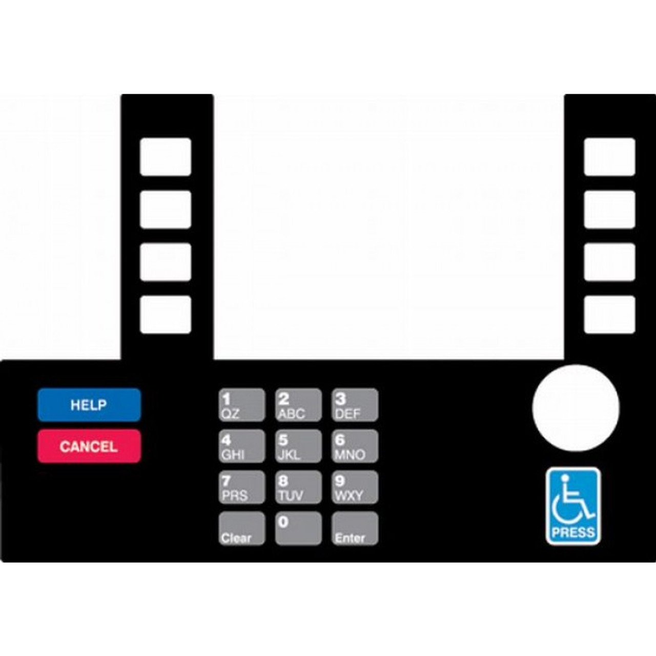 T50038-132A - Infoscreen Keypad Overlay Citgo