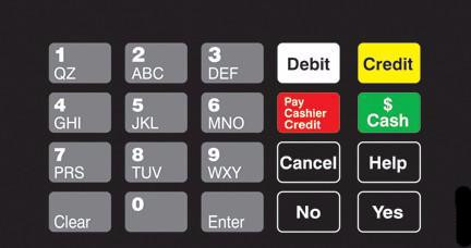 T50064-01 - ADA Crind Keypad Overlay Exxon