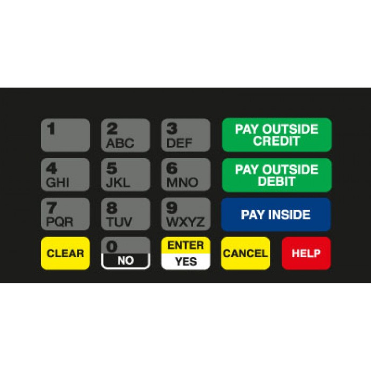 T50064-1007 - ADA Crind Keypad Overlay
