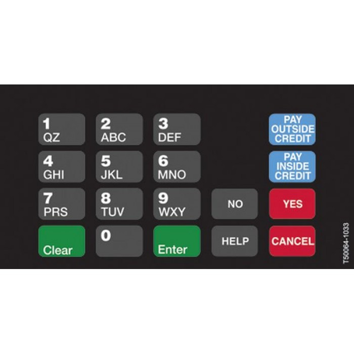 T50064-1033 - ADA Crind Keypad Overlay Hess