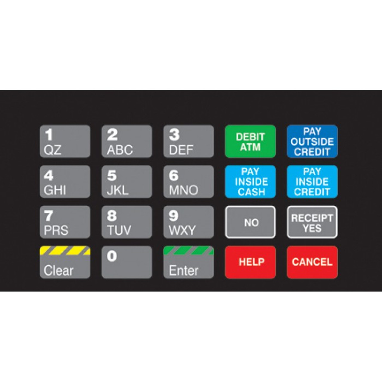 T50064-1064 - ADA Crind Keypad Overlay