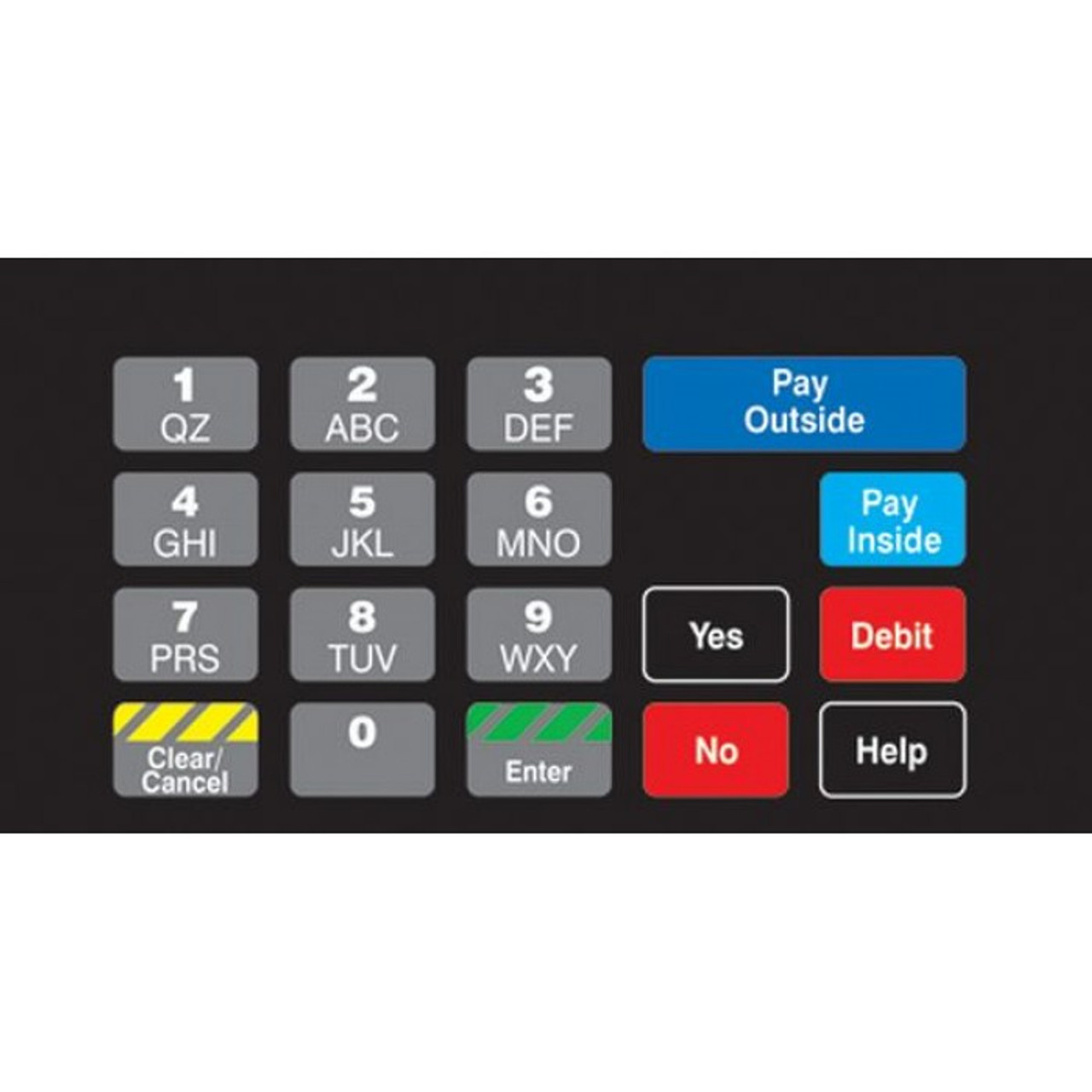 T50064-1077 - ADA Crind Keypad Overlay Phillips