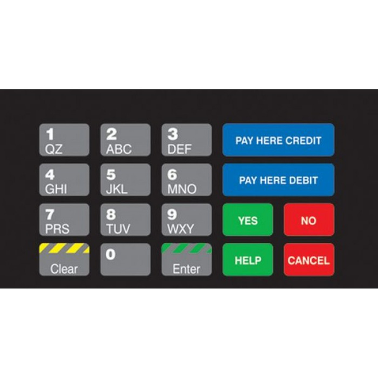 T50064-1148 - ADA Crind Keypad Overlay Sheetz