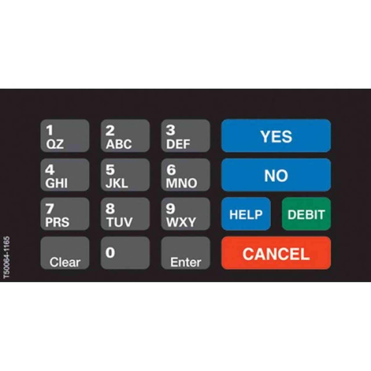 T50064-1165 - ADA Crind Keypad Overlay Standard
