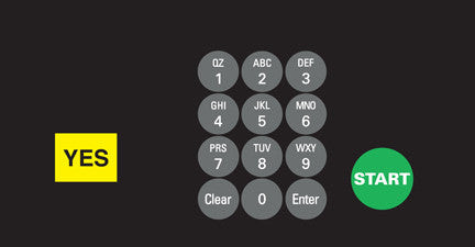 T50073-03 - ADA Crind Keypad Overlay Amoco