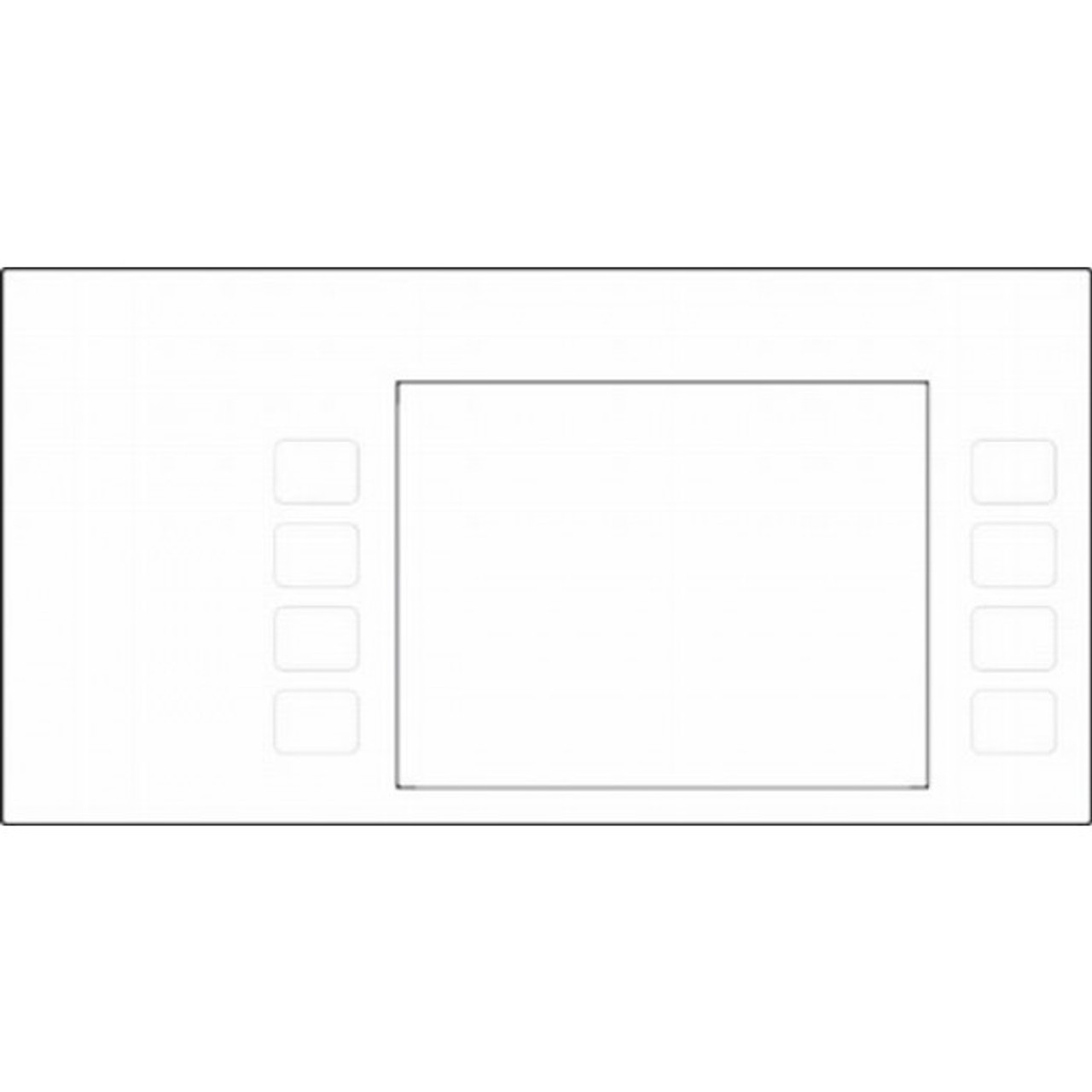T50180G003 - EPP Monochrome Softkey Overlay Standard White