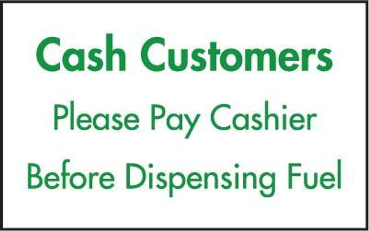 PID-1054GL - Cash Customers Pay Cashier