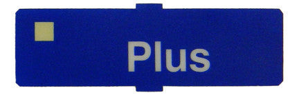 003-201800-PLUS - Plus Switch Graphic White on Blue