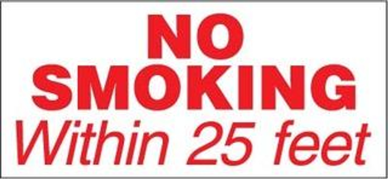 PID-MECNS25 - No Smoking Decal