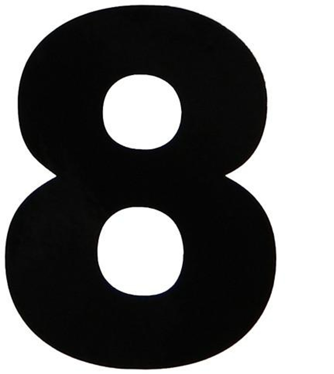 VL-4-8 - 4" Black Vinyl Number 8