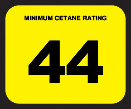 CETANE-44 - Cetane 44 Decal