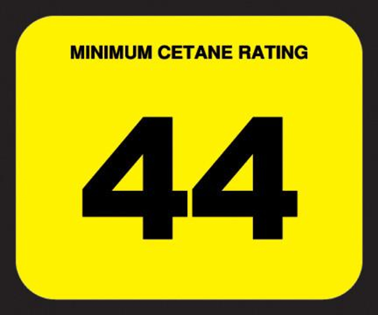 CETANE-44 - Cetane 44 Decal