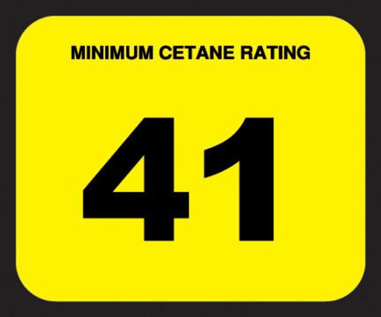 CETANE-41 - Cetane 41 Decal