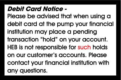 PID-DCN - Debit Card Notice