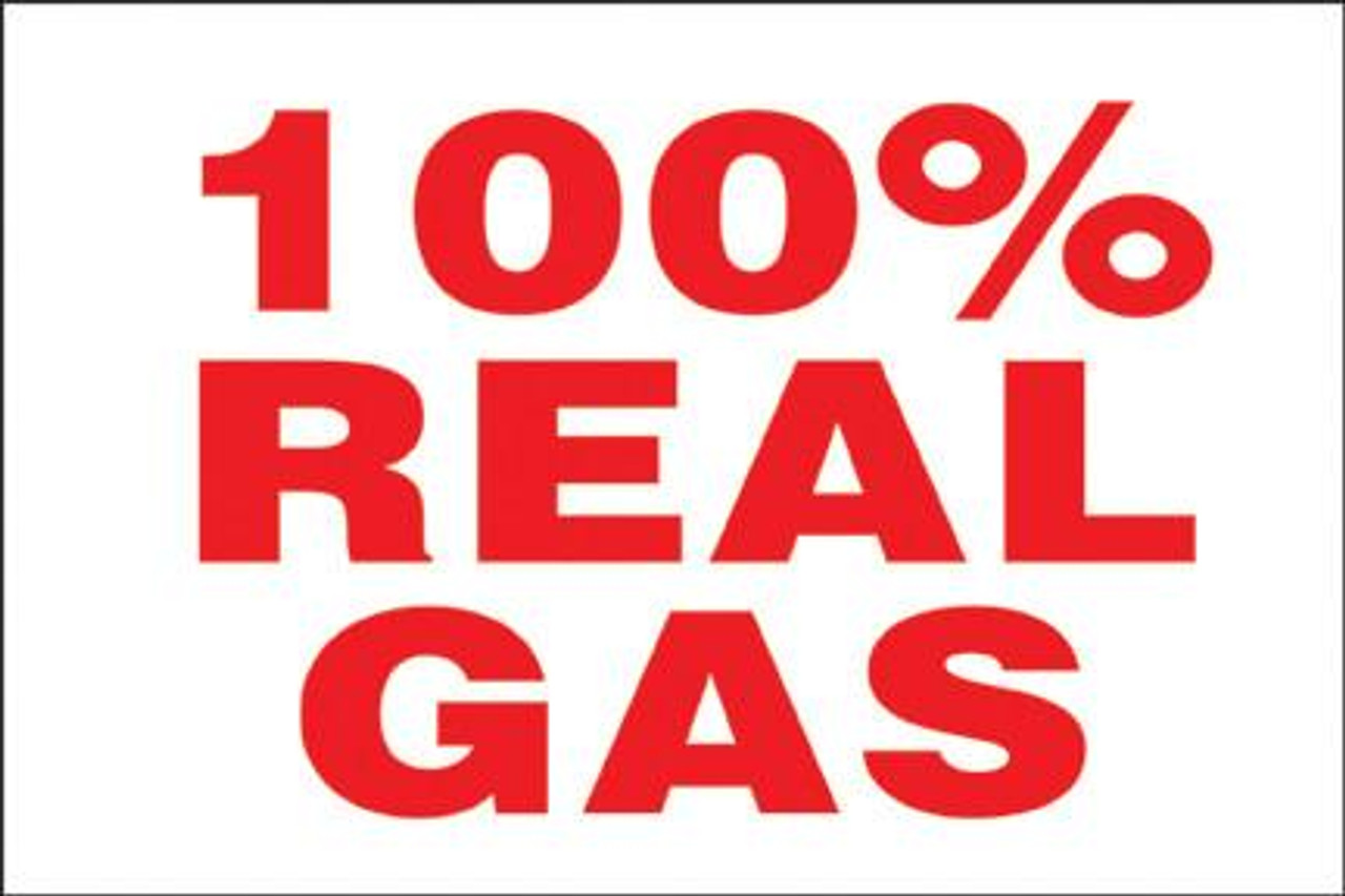 PID-802 - Decal - 100% Real Gasoline