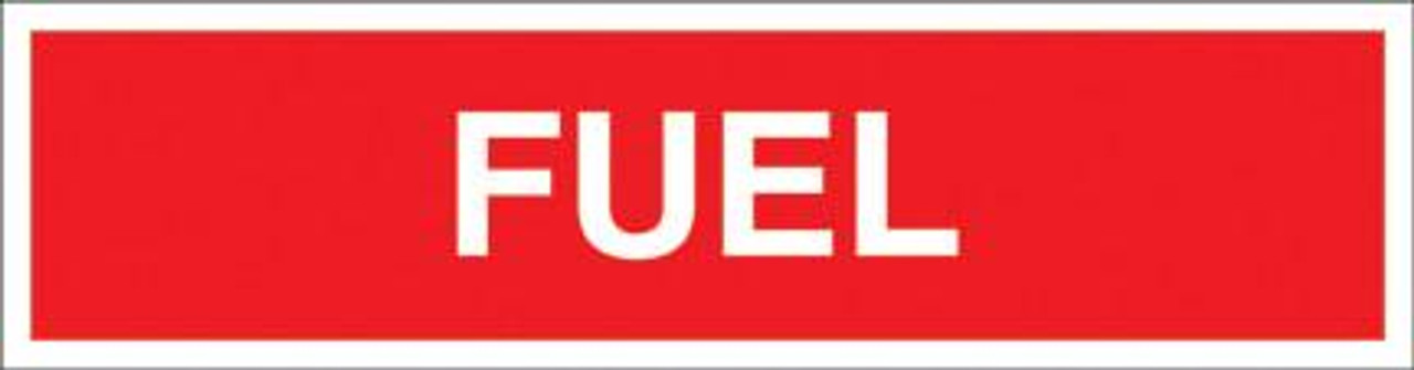 PID-801 - 12.0625" x 3.125" Decal - Fuel