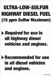 PID-800 - Ultra Low Sulfur Highway Diesel Fuel 4" x 6"