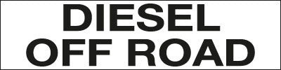 PID-233 - 12" x 3" Decal - Diesel Off Road