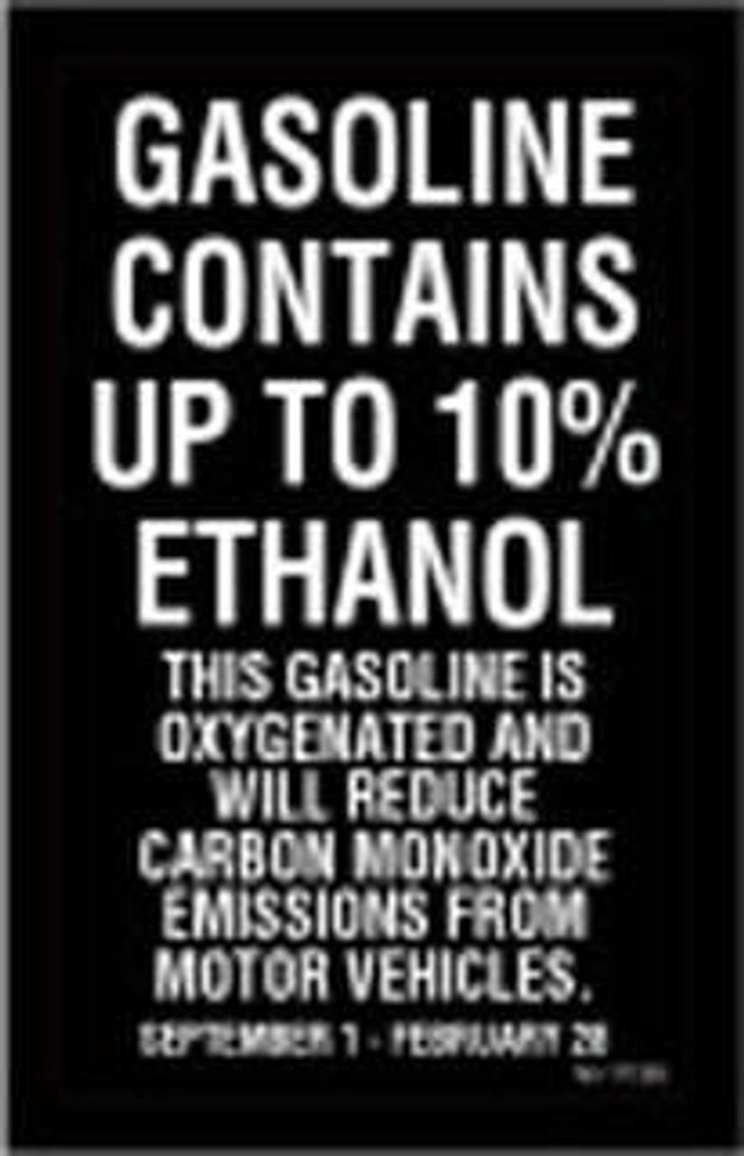 PID-1119 - Ethanol Decal - Reno 2.88" x 4.75"