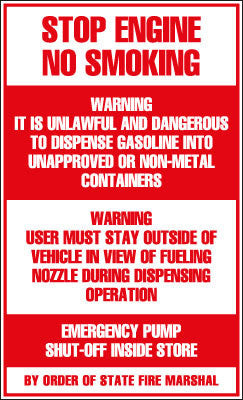 PID-040 - 8.5" X 14" Warning Decal