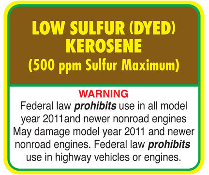 API-LSK-SC - Low Sulfur Kerosene Decal