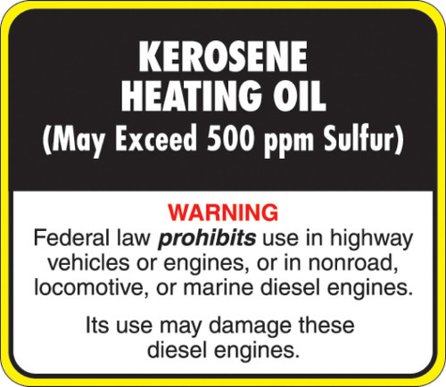 API-KHO - Kerosene Heating Oil Decal