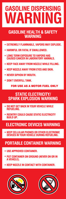 PID-786 - Gasoline Dispensing Warning