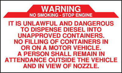 PID-234D - 5" x 3" Decal - Michigan Warning
