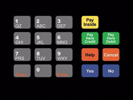T18724-58 - Diamond Shamrock Crind Keypad Overlay