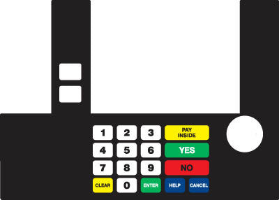 T50038-3008 - Infoscreen Keypad Overlay