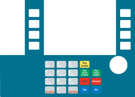 T50038-184 - Infoscreen Keypad Overlay Valero