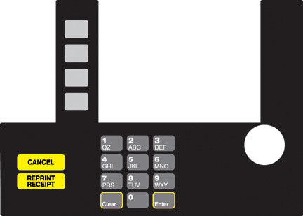 T50038-130 - Infoscreen Keypad Overlay Costco