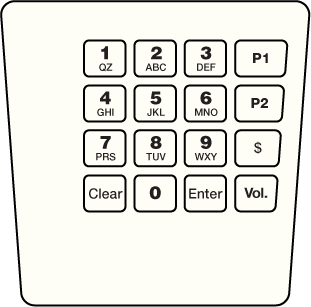 ENE1705G041 - Keypad Overlay