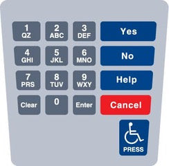 ENE1701G016 - E Cim Keypad Overlay