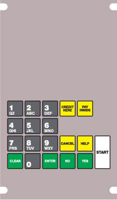 085-422282 - Keypad Overlay