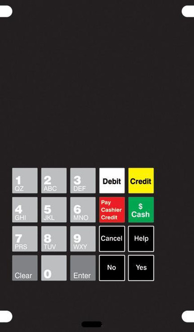 055-422282 - Exxon 4x6 Keypad Overlay