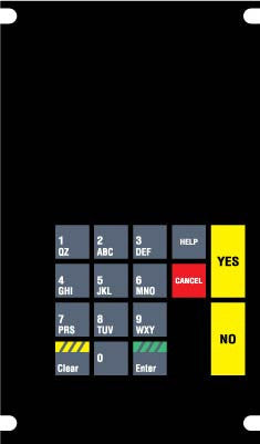 15-422282 - Keypad Overlay