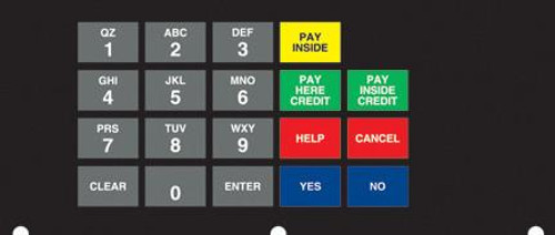 097-232860A - 4x6 Keypad Overlay