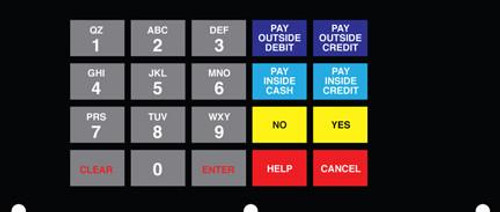 096-232860 - 4x6 Keypad Overlay