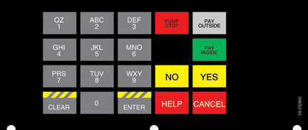 024-232860 - 4x6 Keypad Overlay